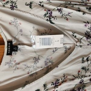 Torrid NWT 90s baby doll ditsy dress 0x